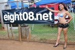 Momento shot with Alexia Lei next to our banner during the 2nd Annual Hawaiian Isle Autofest